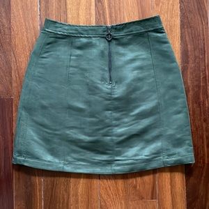 Suede Mini Skirt